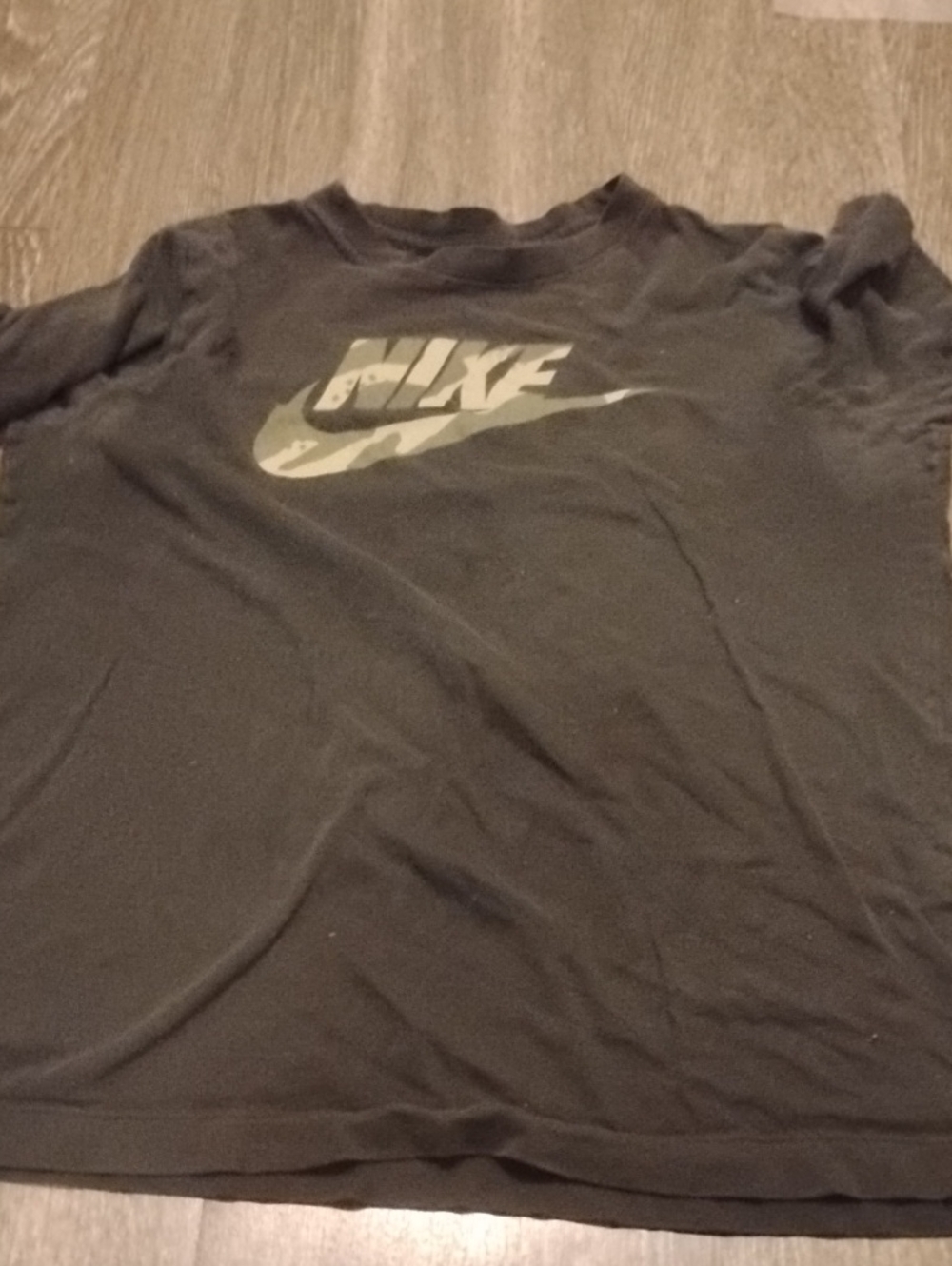 Boys Black Nike Shirt In Size Large